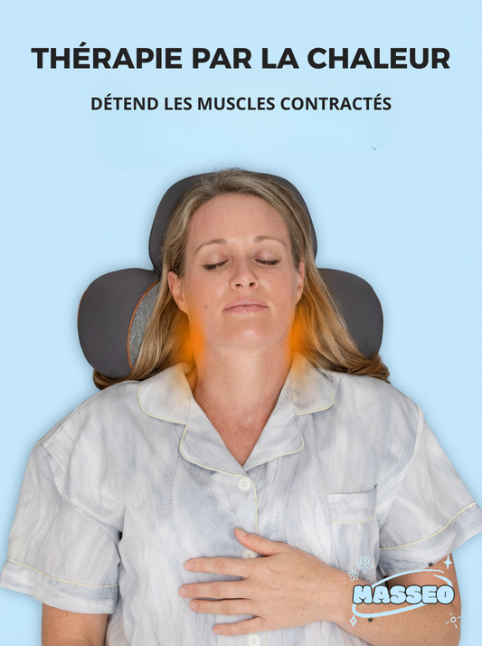 MY MASSEO – Oreiller Intelligent de Décompression Cervicale