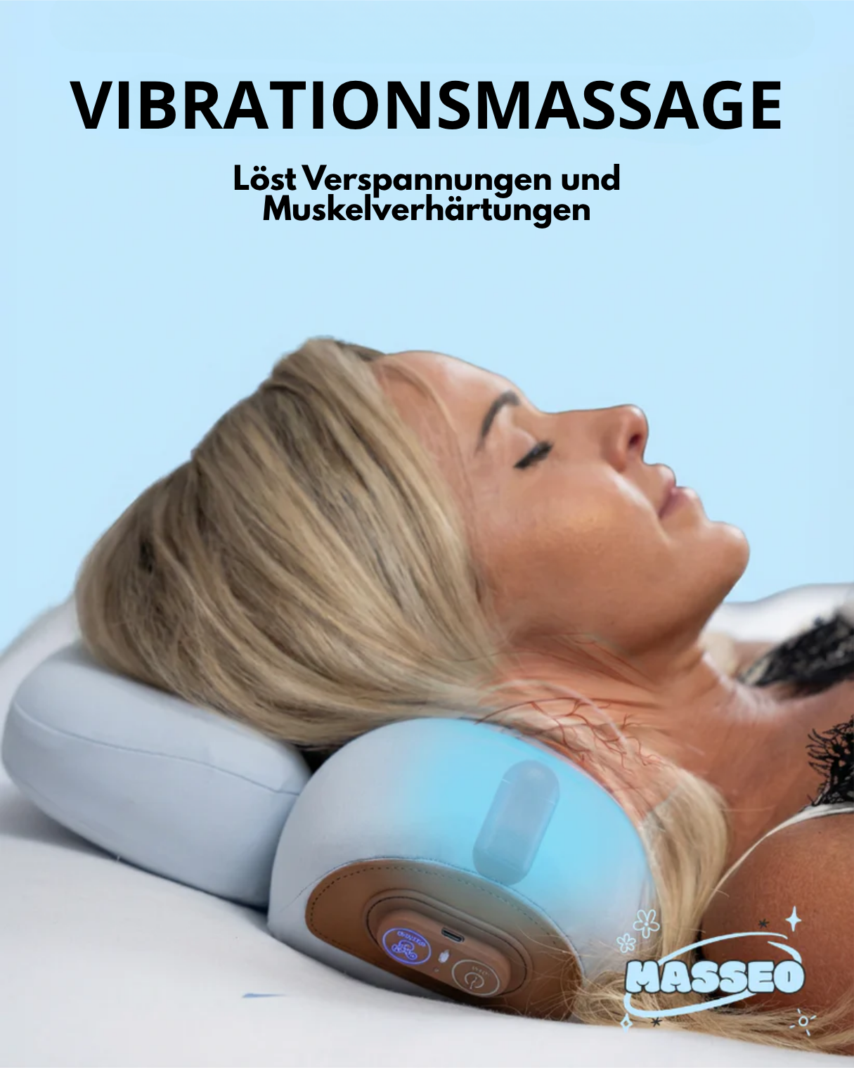 MY MASSEO – Intelligentes Nacken-Dekompressionskissen
